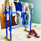 Lemon Vintage Towel Rail, Freestanding Wooden Clothes Airer