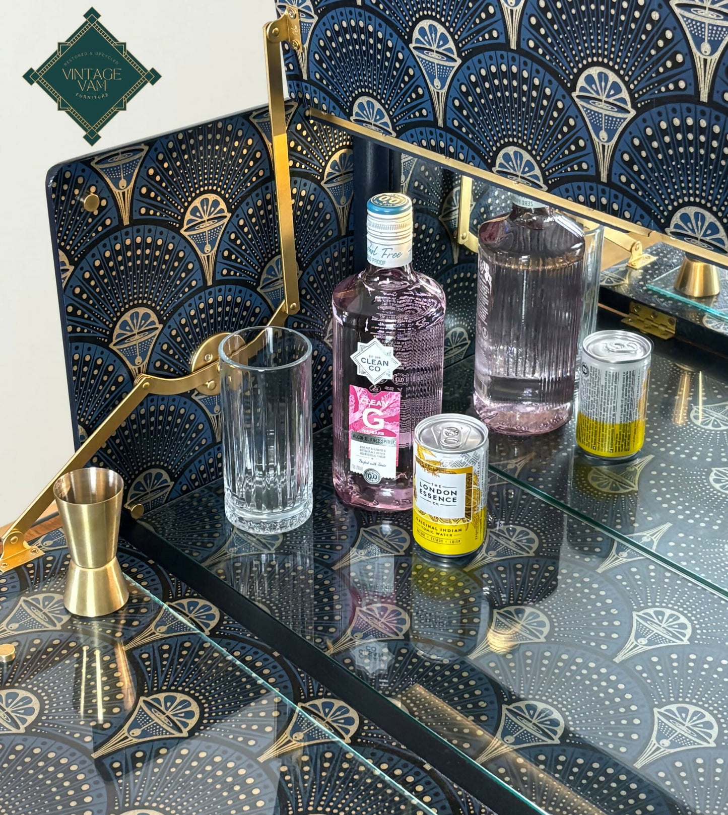Art Deco Rivington Cocktail Cabinet