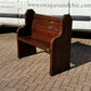Small Vintage Victorian Pine Pew, 1800s