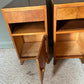 Vintage Bedside Cabinets Pair Circa 1950’s Wood, Beautiful Condition