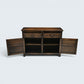 Old Charm Style Oak Sideboard Vintage Furniture Storage Patina FREE UK Delivery