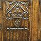 A Large Carved Oak Bedding or Blanket Box With Raised Linen Fold Panels