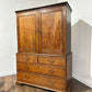 George III Oak Linen Press (c. Late 18th Century)