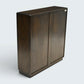 Ercol Wide Medium Bookcase 2 Adjustable Shelves Glazed Doors FREE UK Delivery*