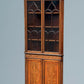 An Edwardian Mahogany, Satinwood and Marquetry Inlaid Corner Cabinet