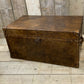 Antique Inspired English Leather Trunk Made In Nottingham England