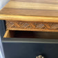 Charming Harris Lebus 5 Drawer Chest With Brass Handles and Carved Detail. £255