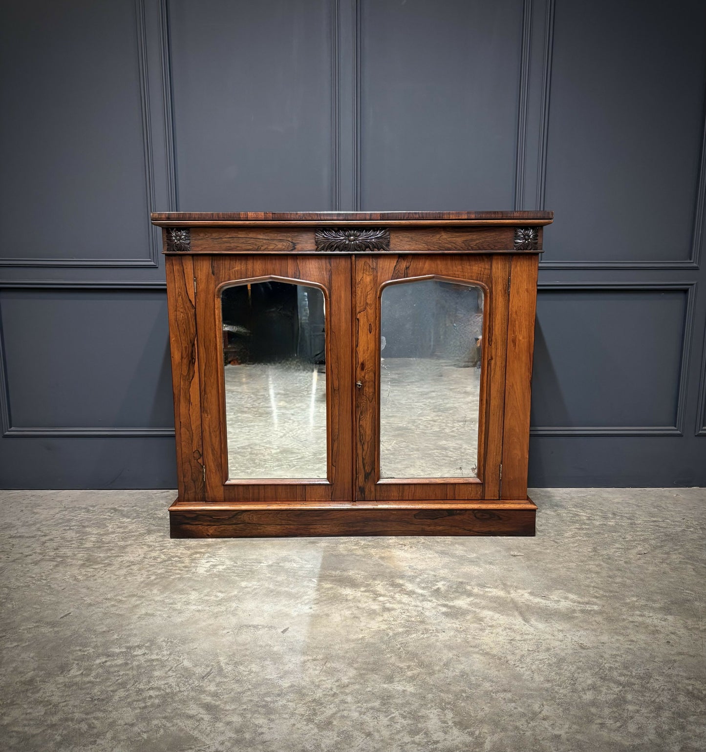 William IV Rosewood Side Cabinet