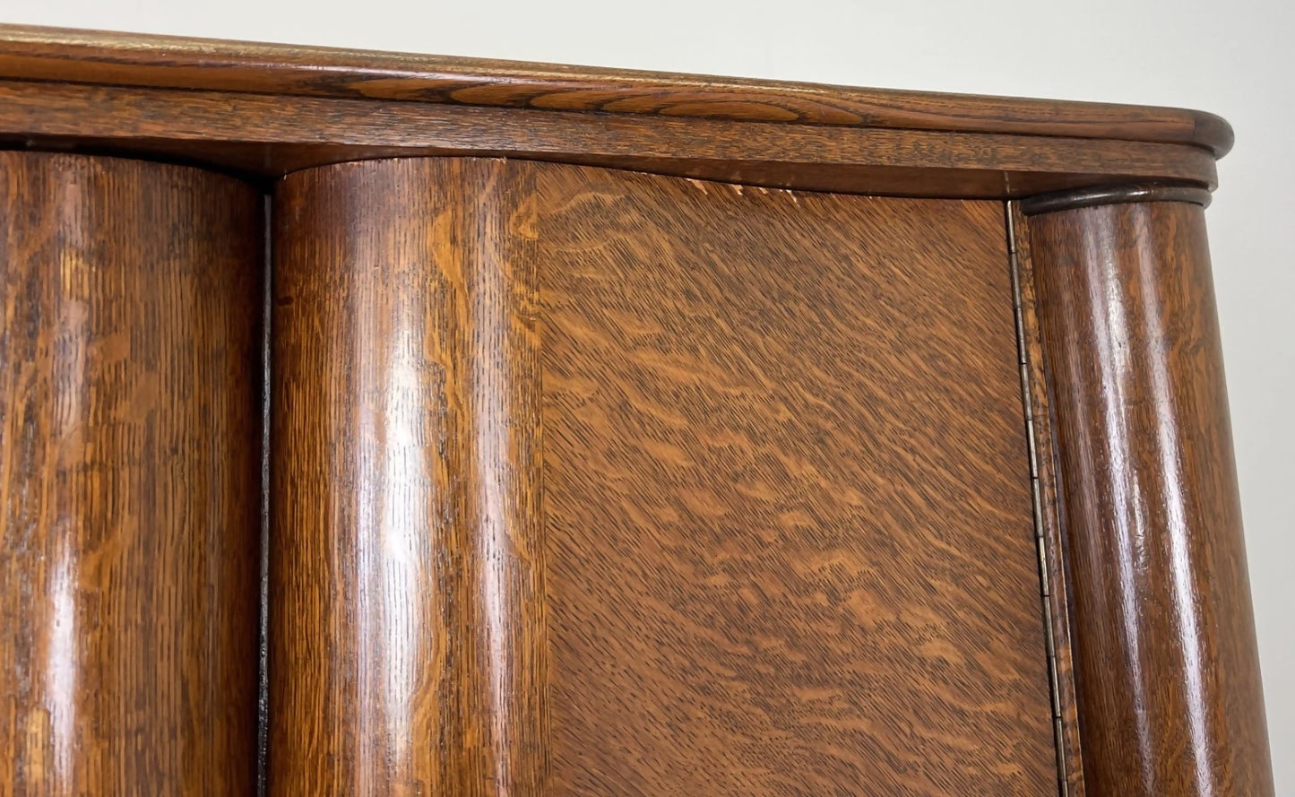 Wardrobe Vintage French Style Four Door Carved Armoire Cabinet LOT 6146
