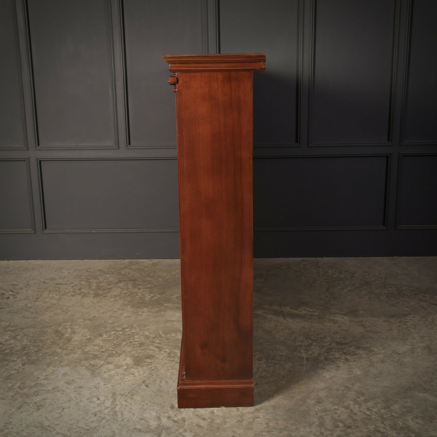 Vintage Victorian Oak Open Bookcase