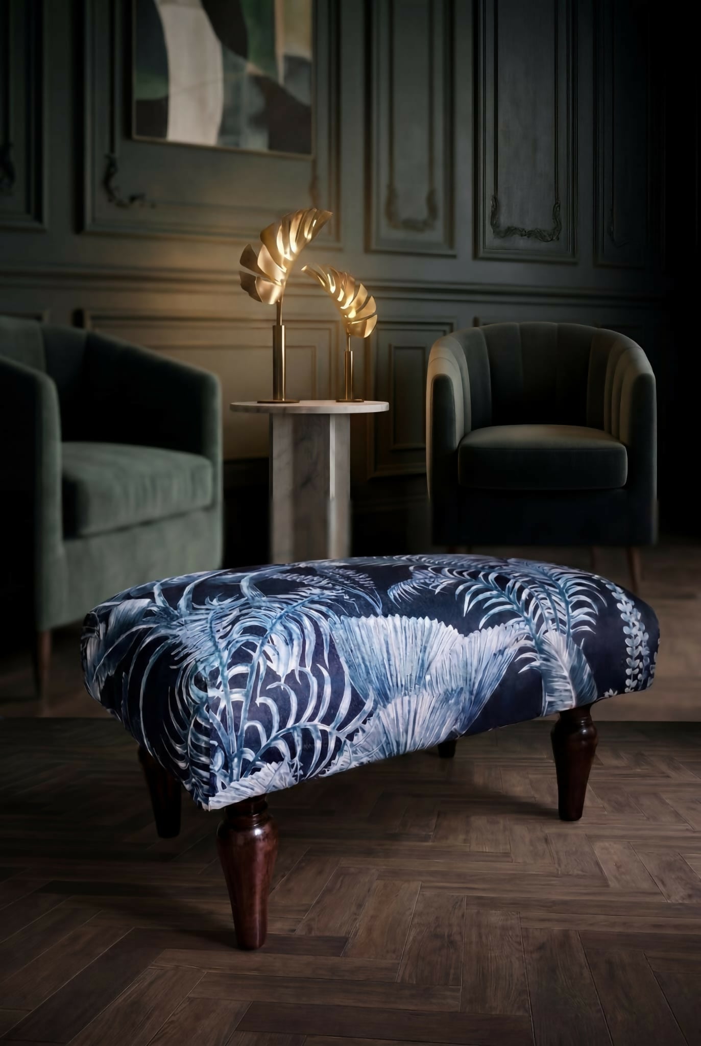 Clarke & Clarke Majorelle Footstool