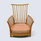 Ercol Piccola Easy Chair Light Orange Upholstery Light Finish FREE UK Delivery*