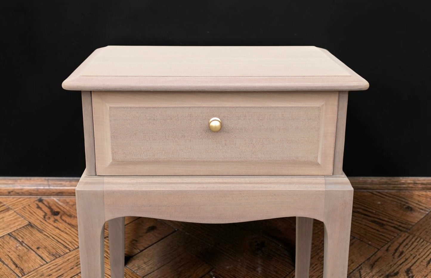 Stag minstrel bedside tables natural wood restored pair bedside cabinets