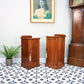 Two Bedside Cabinets Mahogany Late Victorian Early Edwardian