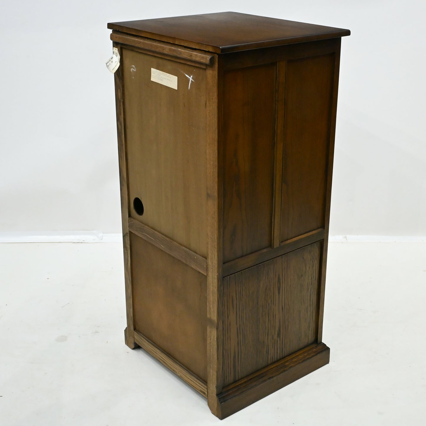 Old Charm Hi Fi/Record Cabinet 2 Adjustable Shelves Light Oak FREE UK Delivery*. SBR10189/1203E