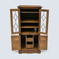 Old Charm Hi Fi/Record Cabinet 3 Adjustable Shelves Light Oak FREE UK Delivery*