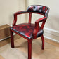Leather Chesterfield Office Chair / Court Chair