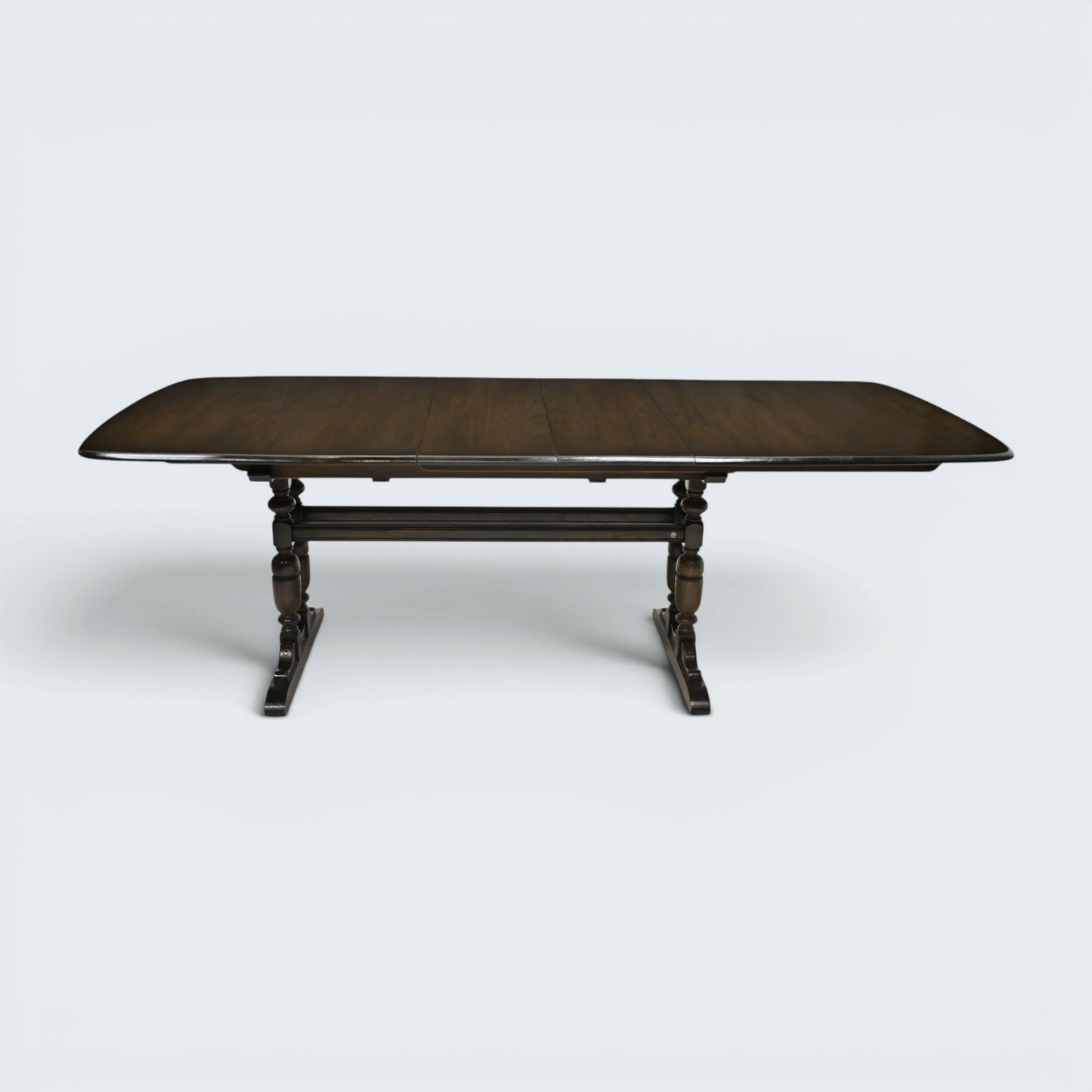 Ercol Dorchester Extending Dining Dark Finish Seats 8 to 10 FREE UK Delivery
