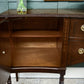 Regency Style Mahogany Sideboard with Drawers - Serpentine