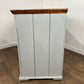 Victorian Pine Three Drawer Painted Chest with Stripped Top