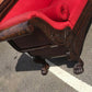 Vintage Victorian 3 Seater Mahogany Sofa With Curved Ends, Lions Paw Feet. Stunning!!