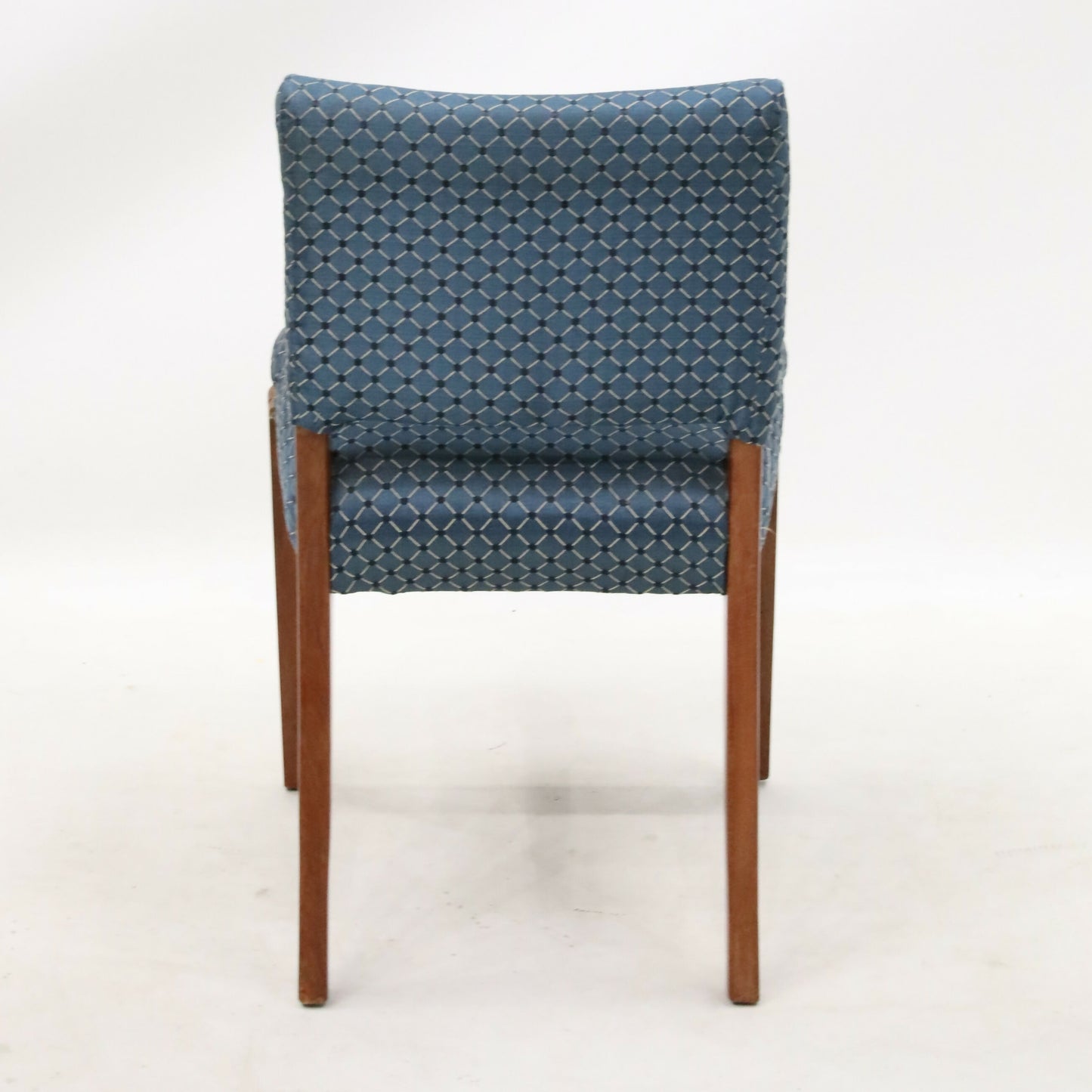3 Retro Teak Chairs Blue/Teal Upholstery Scandinavian Style FREE UK Delivery. SBR8497/2710C