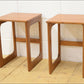 Vintage Bedside Table Set Of 2 Pair McIntosh Teak Mid Century Danish Design