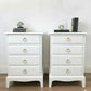 Stag minstrel white bedside cabinets