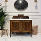 Wide Traditional Wooden Vintage Bathroom Vanity Unit - Mary Queen of Scots