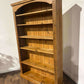 Large Contemporary Stripped Pine Open Bookcase