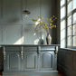 Antique Black, hand painted Sideboard