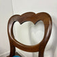Victorian Pair of Mahogany Balloon Back Chairs