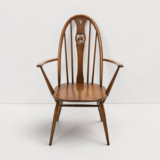 Ercol Swanback Carver Dining Chair Poppers Attached #1876A FREE UK Delivery*