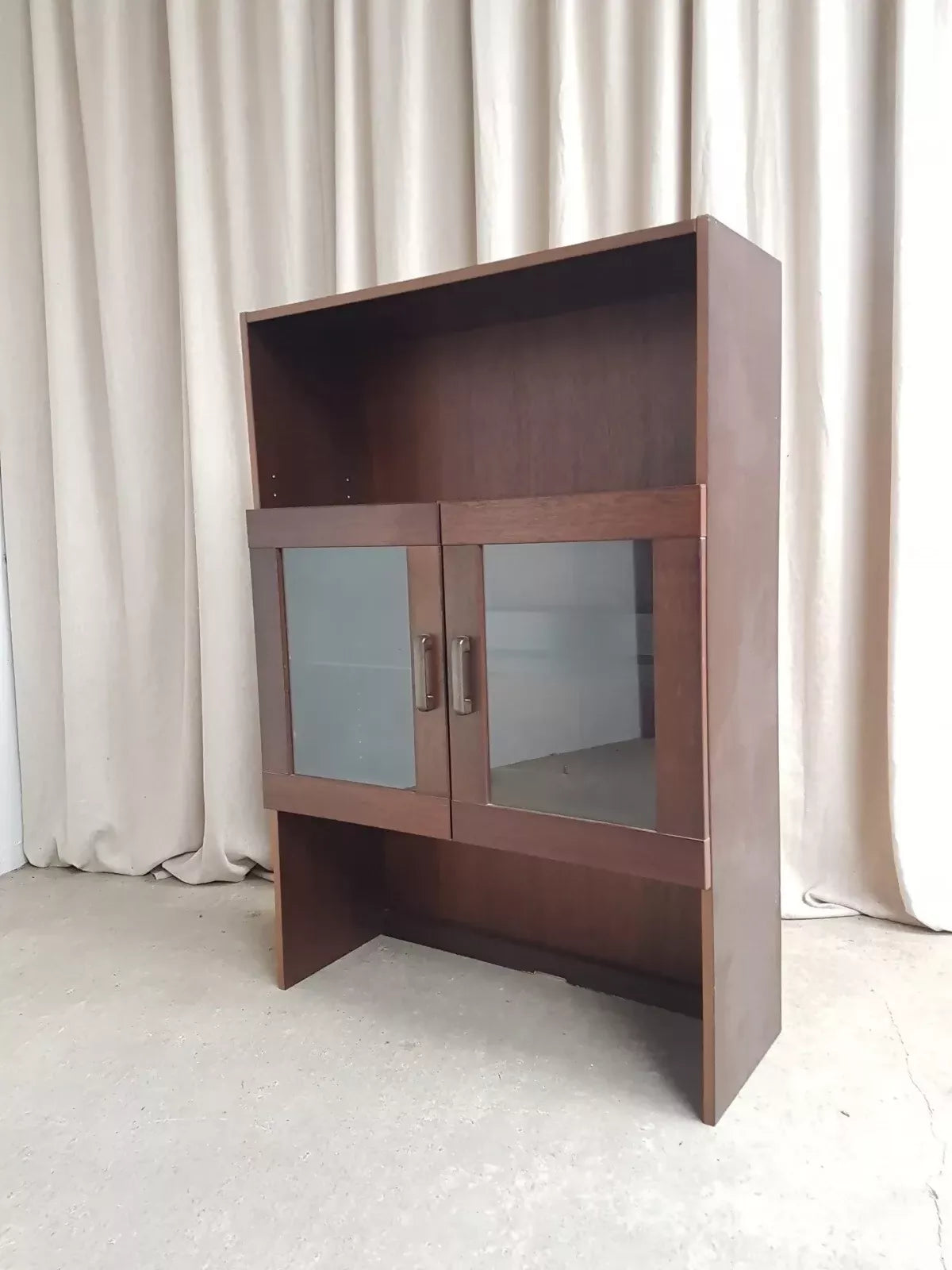 Vintage Late Mid Century Danish Bookcase Shelving Wall Unit Retro Scandi R291