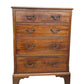 Vintage Georgian tallboy style chest of drawers / bedside table