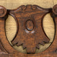 Pediment Antique French Style Oak Hand Carved Decorative Crest LOT 6172
