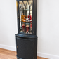 Corner Drinks Cabinet or Display Cabinet Restored Black Mahogany