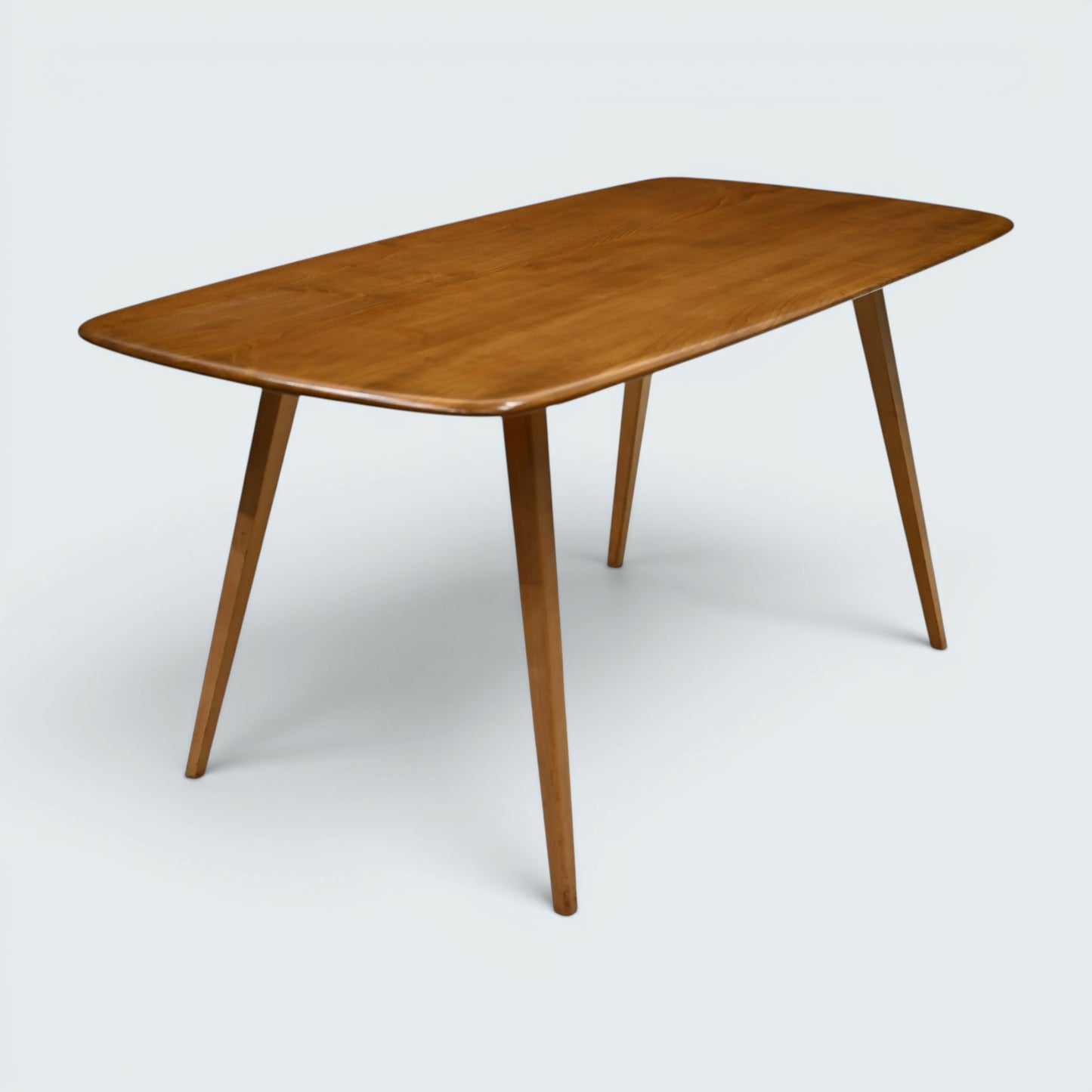 Ercol Plank Dining Table Seats 6 Vintage 5ft Long Light Finish FREE UK Delivery*