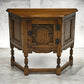 Old Charm Canted Table Hall Table Cupboard Light Oak Finish FREE UK Delivery