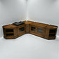Ercol Entertainment Cabinets 5 Piece Corner Modular Golden Dawn FREE UK Delivery
