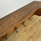 Coat Rack Vintage French Oak Wall Mounted 4 Hooks Carved Rack Hanger LOT 6293