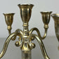 Pair of Candelabras Vintage French Style Metal Five Arm Candle Holders LOT 6483