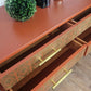 Midcentury modern nathan sideboard, orange cabinet, cocktail cabinet, media unit, retro cabinet, teak furniture, mcm