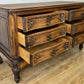 Chest of Drawers Vintage French Louis Oak 6 Drawers Carved Cabinet LOT 6263