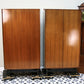 A Pair of G Plan Tola and Black His and Hers Wardrobes Librenza Range 1960s