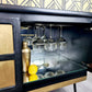 nathan sideboard black and gold cocktail cabinet