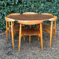 Vintage Hans Wegner Heart Table & Six Chairs c.1955
