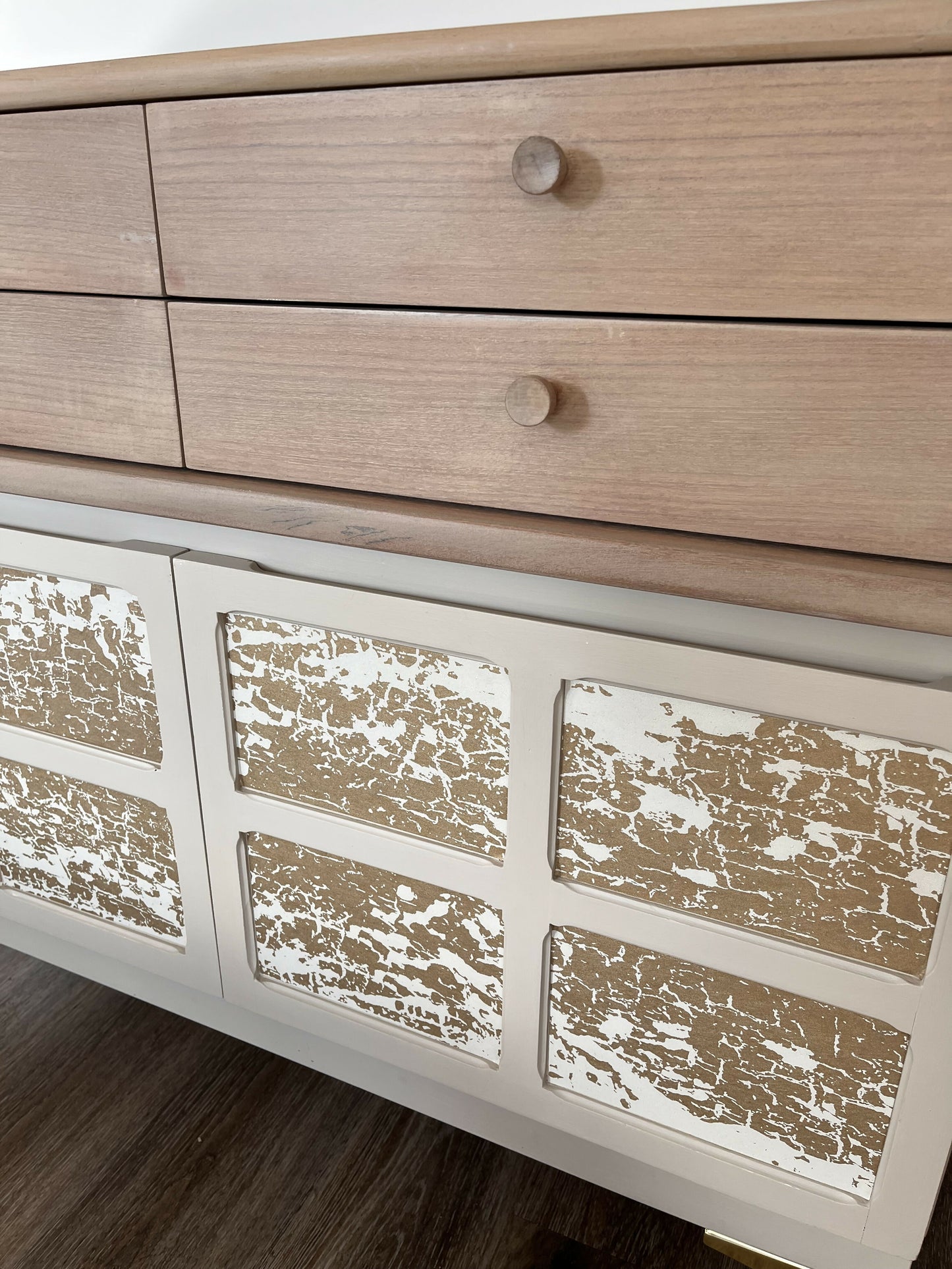 Nathan Squares Glamorous Gold Drinks Cabinet