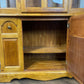 Contemporary Oak Glazed Display Cabinet