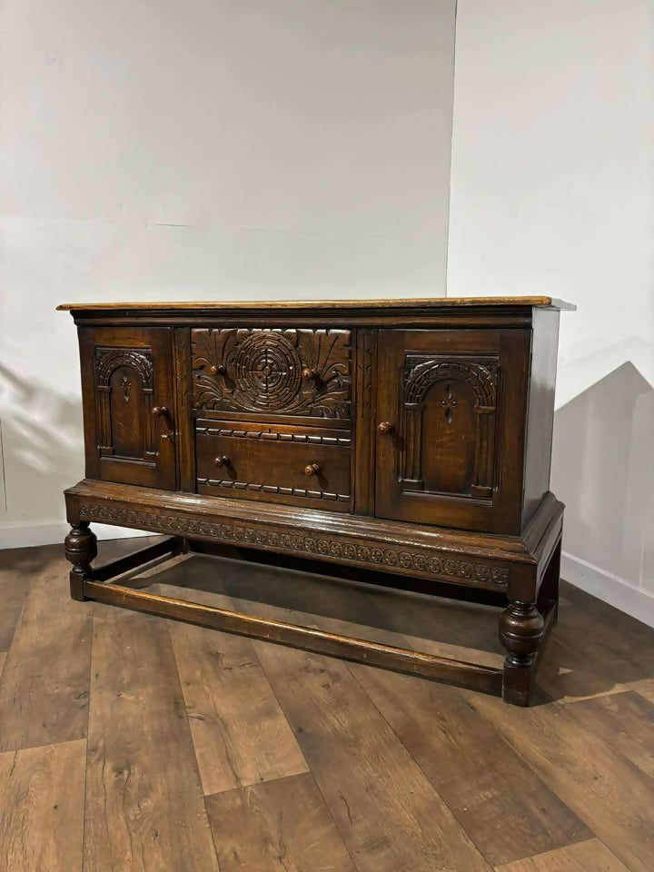 17th Century Style Oak Sideboard